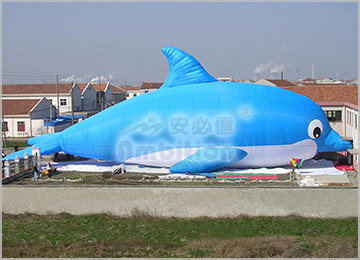 长98米葡萄牙吉尼斯海豚气模