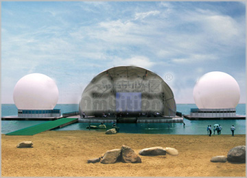 上海动漫展水上充气球厅